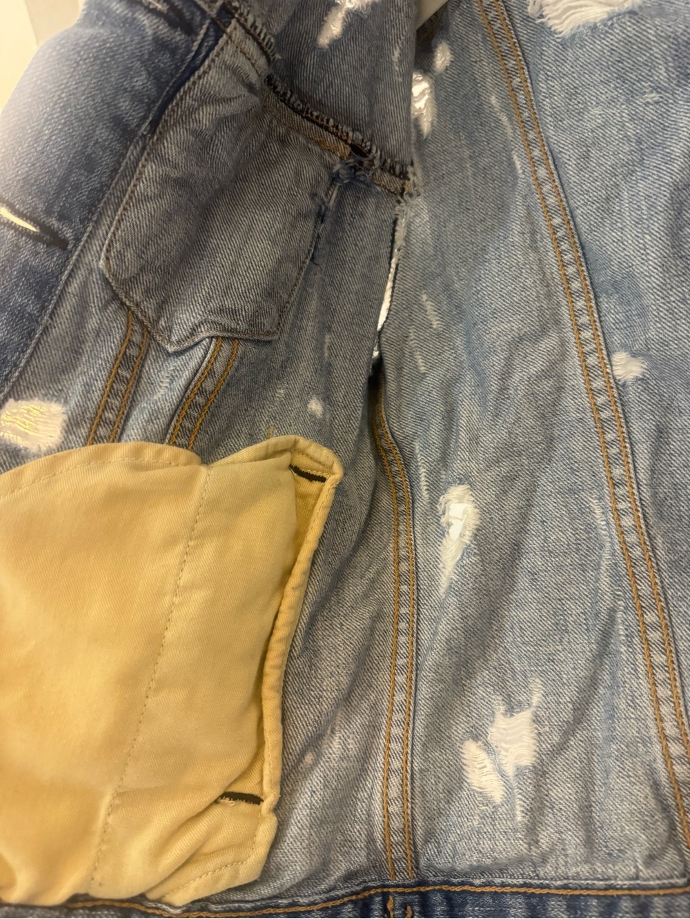 Rag & Bone JEAN Distressed Denim Vest Size Small - Picture 7 of 10